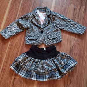 Girls Blazer and Skirt Set Kenneth Cole